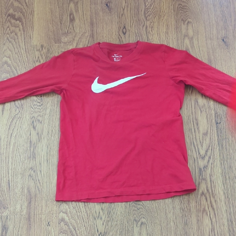 Nike Kids Red Long Sleeve Shirt